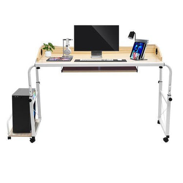 Adjustable Overbed Table with Wheels - Multi - Functional - InspiredGrabs.com